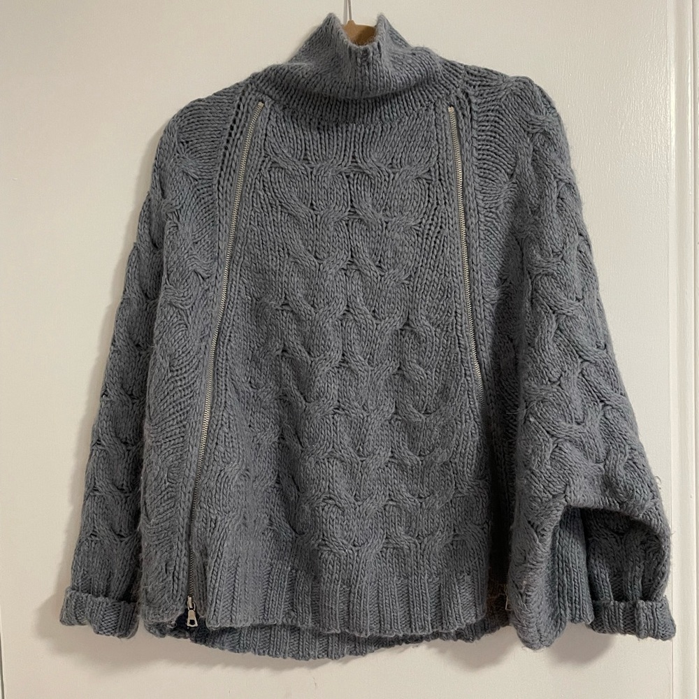 Free People Blue Sweater